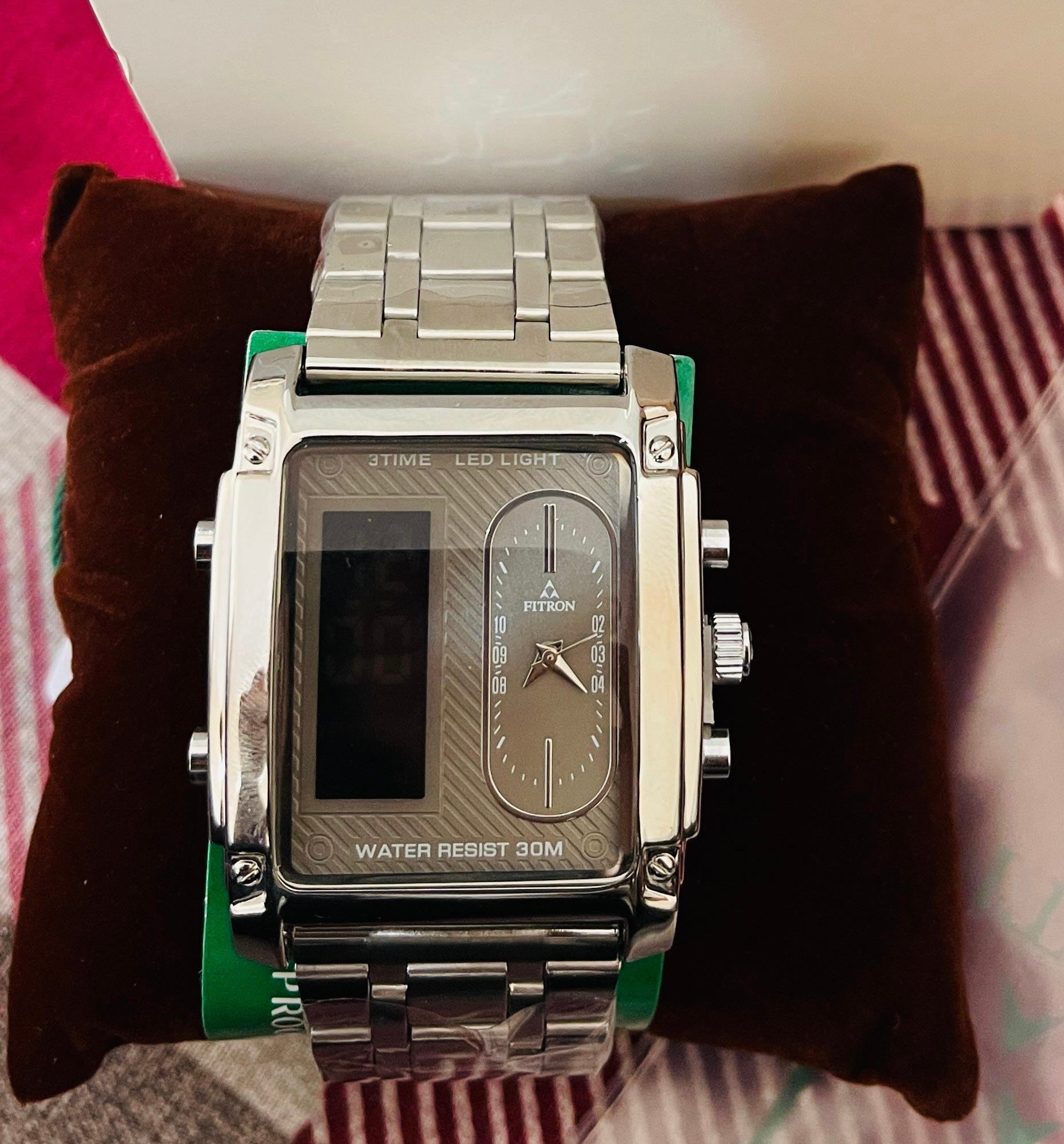 Fitron Men Wrist Watches  Stainless Steel Band Watch For Male